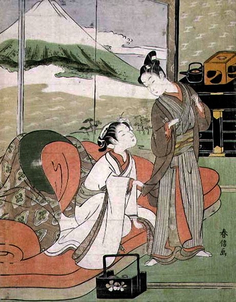 Unknown Artist, Japan - Lover Taking Leave Of A Courtesan, c.1768-9